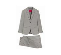 Arti-Hesten253X Suit - male - Hugo - Single Breasted Suits - Gray - XL - Suits XL