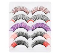 Artibetter 1 Box Individual False Eyelashes Extensions Natural Look Fake Eye Lashes Imitated Material Convenient for Daily and Party Makeup
