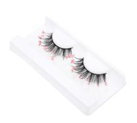 Artibetter 1 Pair of Pink 3d False Eyelashes Made of Chemical Fiber, Easy to Use Cosmetic Lashes for Women to Make Eyes Look Bigger, for Parties and Daily Life