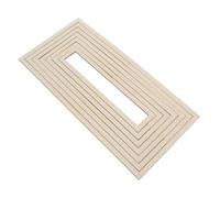 ARTIBETTER 1 Set Clay Mold: Rectangular Pottery Molds - Wooden Clay Tools with Centering Rail - Geometric Forming Tool for Pottery and Ceramic Crafting