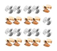 ARTIBETTER 10 Pairs Seamless Magnetic Fasteners No-sew Snap Buckle for Curtains Purses Clothing Easy DIY Magnetic Closure Buttons for Drapery Tiebacks and Bag Repairs Compact and Portable