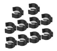 Artibetter 10 Pcs Black C-Shape Latch Clamp Cane Pin Locks 22mm Tube Diameter 15mm Pin Length Walker and Crutch Replacement Accessories for Mobility Aids
