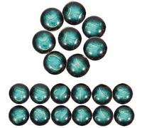 Artibetter 100 Pcs Glass Gems Charms 12 Pattern Decorative Glass for DIY Jewellery Making Necklace Keyring Accessories