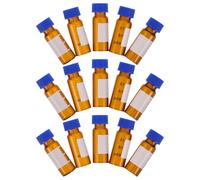 ARTIBETTER 100pcs Autosampler Vials Sample Vials for Lab Glass or Plastic 1.5ml 2ml 5ml High Transparency Laboratory Use