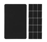 ARTIBETTER 100pcs Black Blank Card Stock Mini Note Cards for Calligraphy Practice and Scrapbooking Easy Classification Paper with Ink Smudge Prevention