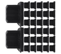 Artibetter 100pcs Black Silicone Micro USB Dust Plug for Smartphones and Computers, Travel Friendly Port Covers Minimizing Cleaning, Weatherproof and Tear Resistant Silicone Port Stoppers