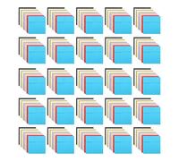 Artibetter 100Pcs Business Letter Envelopes Kraft Paper Small Square Envelopes Assorted Color Odor Free Comfortable Touch for Write Your Blessings