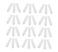 Artibetter 100pcs Dishwasher Dust Caps Flexible Rack End Caps White Plastic Wire Thread Protector for Dishwasher Handle Prong Rack Tips Protects Glassware