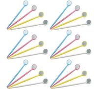 Artibetter 100pcs Disposable Dental Mouth Mirror, Plastic Teeth Inspection Mirror, Hygienic Single-Use Oral Care Tool for Home, Travel & Dental Clinic Use