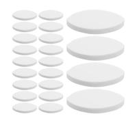 Artibetter 100pcs Eye Shaped Lash Practice Sponge for Beginners Reusable Oval Lash Sponge Pad Made of Sturdy Material and Beauty Schools