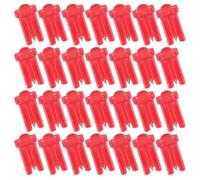 Artibetter 100pcs Eyelash Extension Glue Bottle Needle Top Replacement Tips Plastic Anti-blocking Nozzle Pins for Professional Salon and Family Use