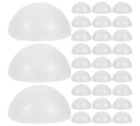 Artibetter 100pcs Half Foam Balls for Crafts: 4. 5cm White Polystyrene Demi Sphere Balls for DIY Crafts, Flower Arrangements & Christmas Decorations