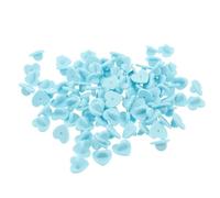 Artibetter 100pcs Heart-Shaped Rubber Pin Backs Brooch Clasp Accessories Light Blue Uniform Badge Replacement Tie Tacks for Sewing Pins and DIY Jewelry Crafts