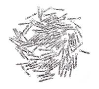 Artibetter 100Pcs Ink Brush Shape Pendants for DIY Jewelry Making Creative Alloy Charms for Bracelets Necklaces Earrings and Crafts Unique Chinese Writing Pen Design Accessories