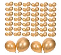 ARTIBETTER 100pcs Metallic Gold Balloons Set for Helium Filling for Birthday Graduation Wedding Anniversary Party Decorations
