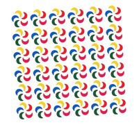 ARTIBETTER 100pcs Moon Shaped Magnetic Labels for Whiteboards Classroom Teaching Office Fridge Magnets Markers with Strong Adhesion for Organizing Lessons and Boards