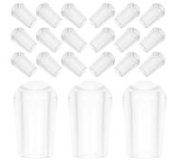 Artibetter 100pcs PVC Hanging Hook Tip Covers for Laundry Rack and Iron Wire, Break Resistance with Rounded Corners Design, 5mm End Caps for Wire Hangers Protection