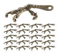 Artibetter 100pcs Retro Bird Claw Charms - Artificial Bird Legs, Zinc Alloy Eagle Feet Components for Jewelry Making, Halloween Crafts Projects DIY