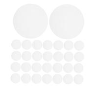 ARTIBETTER 100pcs Round White Cardboard for DIY Crafting Durable Drawing Painting Paperboard Portable Circular Origami Card Paper for Creative Art Projects and Sketching
