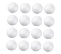 ARTIBETTER 100pcs Solid Polystyrene Balls 4cm White Craft Balls for Science Projects Christmas Decorations Arts and Crafts Wedding Party DIY Small Flower Garland High Density Spheres for Children