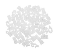 Artibetter 100pcs White Pet Cage Safety Clips Wire Cage Buckle for Dog Crate Cat Playpen Rabbit Fence High-strength Locking Mechanism Indoor Clip for Secure Animal Enclosures