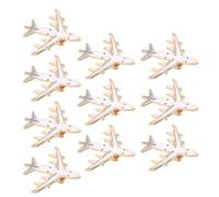 Artibetter 10pcs Airplane Suit Brooch Pins for Women, Lightweight Zinc Alloy with Secure Pin Structure, Vintage Aviation Style for Entry Ceremonies and Daily Commutes