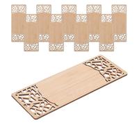 Artibetter 10pcs Bamboo Bookmarks DIY Blanks for Crafting Reading and Gifting Thin Unfinished Craft Supplies