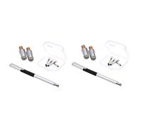 Artibetter 10pcs Capacitive Pen Set Silver Stylus with Knit Tips Disc Tips Writing Tool for Tablets Smartphones