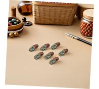 ARTIBETTER 10pcs DIY Jewelry Beads Spacer Stopper Beads Spacer for Bracelets for Earring Jewelry Making Supplies Nepal Multi-use Buddhist Charms Tibetan Small
