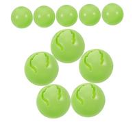 Artibetter 10pcs Green Hollow Bell Balls Cat for Indoor Pets Lightweight Rattle Manipulative for Cats Small Dogs and Small Animals Exercise and Play