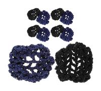 ARTIBETTER 10pcs Hair Bun Covers Hair Ties for Buns Weaving Cloth Organizing Comfortable Secure Fit Nurses Flight Attendants Professional Work Use