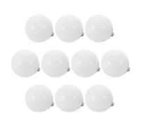 Artibetter 10pcs Makeup Mirror Lamp Shade Dome Shade for Light Half Sphere Plastic Aluminum with Wrought Iron Screws Resists Breaking Easy Replacement for Daily Routines and Makeup