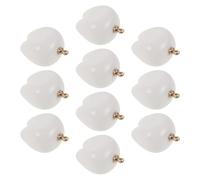 Artibetter 10Pcs Mini White Fake Teeth Charm Pendants for Jewelry Making DIY Earrings Bracelets Crafts Supplies with Gold Hooks, Cute Dentist and Funny Dental Accessories for Home Decoration