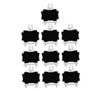 ARTIBETTER 10PCS Mini Wooden Chalkboard Signs with Easels Smooth Surface Small Blackboard Display for Food Labels Table Numbers Beverage Table Display Party Buffet and Safe for Small Business