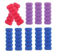 ARTIBETTER 10pcs Non Slip Writing Aid Grip Pen Sleeves Assorted Colors Ergonomic Soft Foam Covers for Diamond Drill Pens Pencils Sweat Absorbing Finger Protection