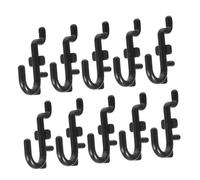 Artibetter 10pcs Plastic Pegboard Hooks for Garage Storage Secure J Shaped Peg Hooks for Tool Organization Easy Install Multi Functional Hanging Hangers Space Saving Storage