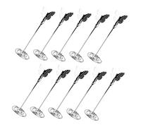 ARTIBETTER 10pcs Silver Butterfly Table Number Stands Adorable Place Card Holders Sturdy Photo Clips for Weddings Parties Events Decorative Table Centerpieces