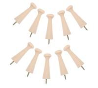 Artibetter 10pcs Solid Wood Hooks Wall Pegs for Hanging Clothes Accessories Minimalist Wooden Coat Hooks Shaker Pegs for Entryway Shelves Storage and Stylish Home Organization