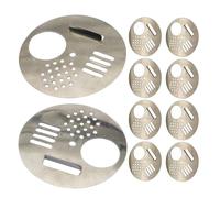 ARTIBETTER 10Pcs Stainless Steel Beehive Entrance Gates Bee Hive Nuc Box Entrance Reducers Beekeeping Tools Supplies for Hive Ventilation and Bee Colony Protection