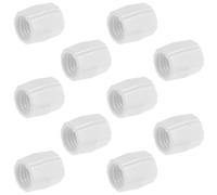 ARTIBETTER 10pcs Toothpaste Tube Refill Adapter Refill Tool for Travel Size Refilling, Space Saving Plastic Converter for Toiletry Bag Use on Short and Long Journeys