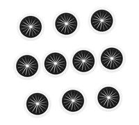 ARTIBETTER 10pcs White Plastic Desk Cable Hole Covers Round Grommets for Office Desktop Wiring Management Flexible Wire Organizer for Home Conference Computer Desks Easy Cable and Maintenance