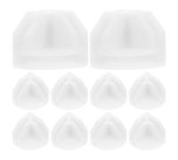 Artibetter 10pcs Wire Cube Storage Connectors - Modular Storage Connector - Right Angle Plastic Cube Corner Bracket for DIY Wire Shelf Assembly Wardrobe Grid Organizer - 4mm Slot