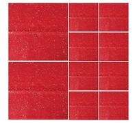 Artibetter 10pcs Wrapping Paper Roll with Foil Flake - 24 Inch Christmas Wrapping Paper for Father'S Day Birthday Wedding Bridal Shower Party Decor (Red, Square)