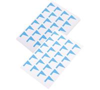 Artibetter 12 Sheets Blue Paper Marking Label Stickers Easy to Use and Leaves No Trace for DIY and Marking Storage Jars