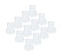 ARTIBETTER 12pcs Blue Bear Shaped Candy Boxes Shower Party Favor Packing Boxes Wedding Candy Containers Gift for Bath Celebration