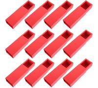 ARTIBETTER 12pcs Brown Kraft Lipstick Storage Boxes with Folding Design Small Cosmetic Packaging Box for Essential Oil Lipstick Tubes and Perfume Bottles Wrapping for Travel and Party