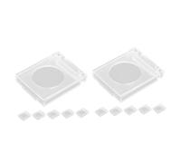 Artibetter 12pcs Button Switch Cover Switch Protection Cover Wall Push Button Box for Emergency Stop Push Protector