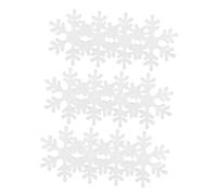 Artibetter 12pcs Christmas Snowflakes Decal Stickers Cake Decorating Christmas Decor Fake White Xmas Snowflakes Tag Snowflakes Slices DIY Hanging Pendants Imitation Snowflake