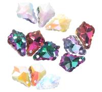 Artibetter 12pcs Crystal Maple Leaf Pendants for DIY Jewelry Making, Lightweight and Easy to Hang, Gorgeous Appearance, Sun Catchers for Living Room Window Decoration Random Color