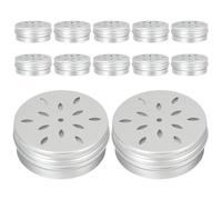 Artibetter 12pcs Dog Scent Training Kit Aluminium Boxes 60ml Capacity Nose Training Tool to Pets Natural Smell Skills and Ease Emotional Pressure for Dog Work and Agility